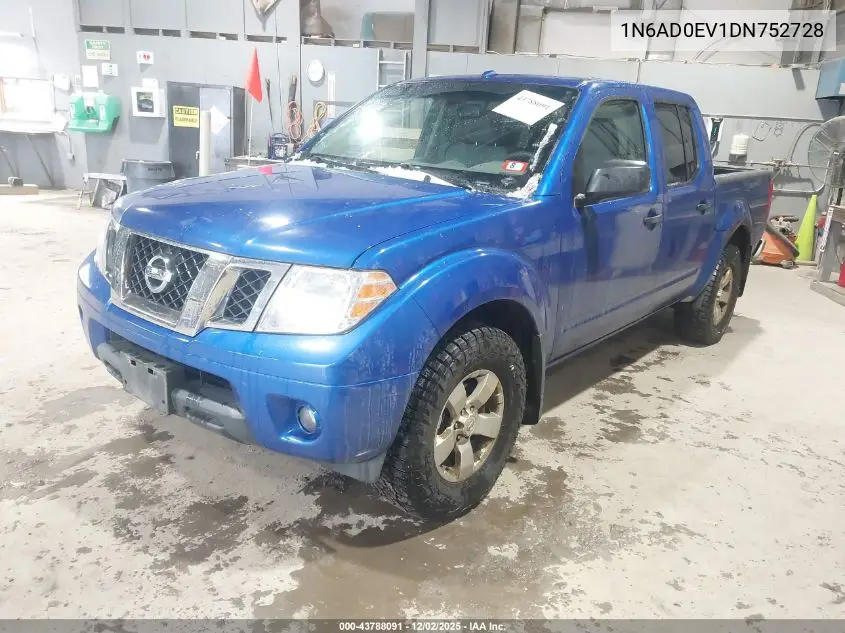 1N6AD0EV1DN752728 2013 Nissan Frontier Sv