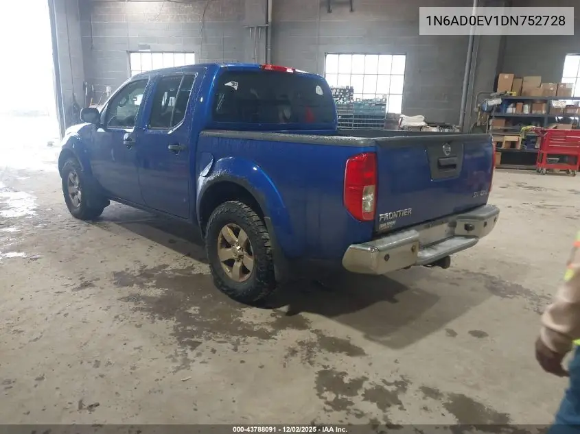 1N6AD0EV1DN752728 2013 Nissan Frontier Sv