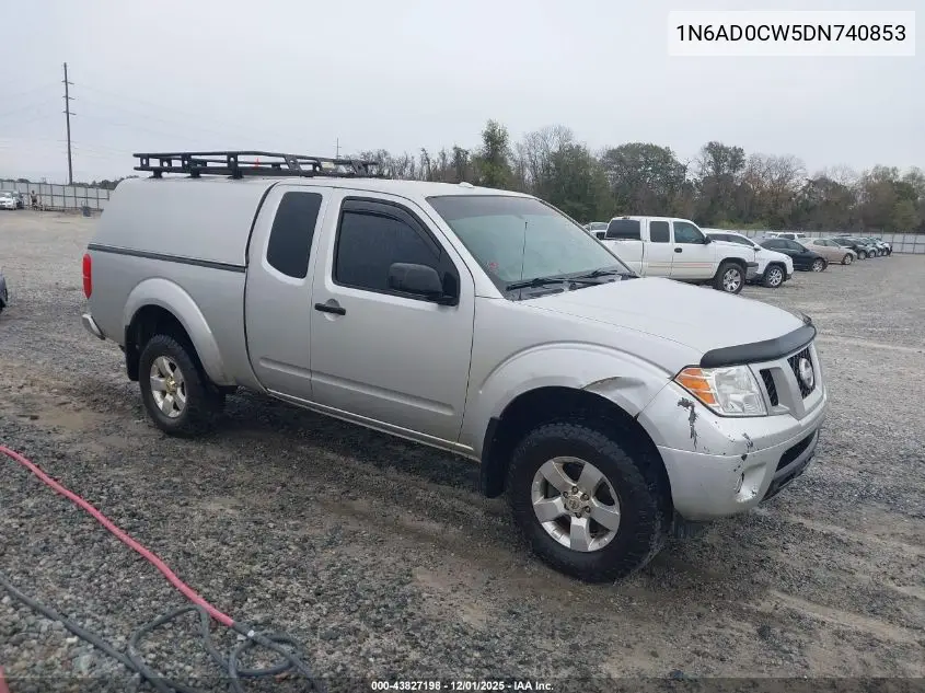 1N6AD0CW5DN740853 2013 Nissan Frontier Sv