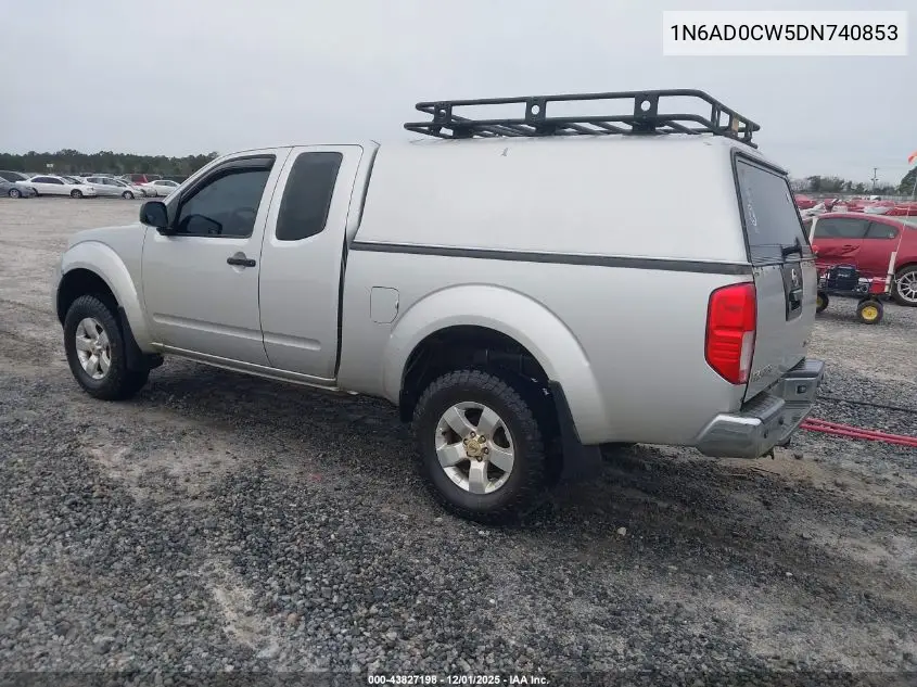 1N6AD0CW5DN740853 2013 Nissan Frontier Sv