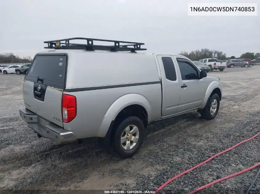 1N6AD0CW5DN740853 2013 Nissan Frontier Sv