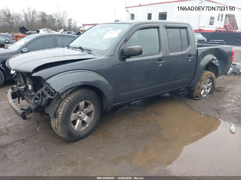 2013 Nissan Frontier Sv VIN: 1N6AD0EV7DN733150 Lot: 43862281
