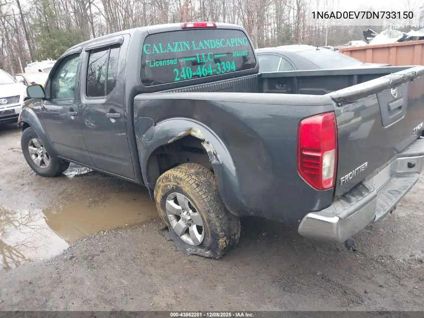 2013 Nissan Frontier Sv VIN: 1N6AD0EV7DN733150 Lot: 43862281