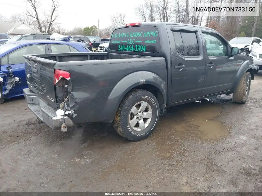 2013 Nissan Frontier Sv VIN: 1N6AD0EV7DN733150 Lot: 43862281