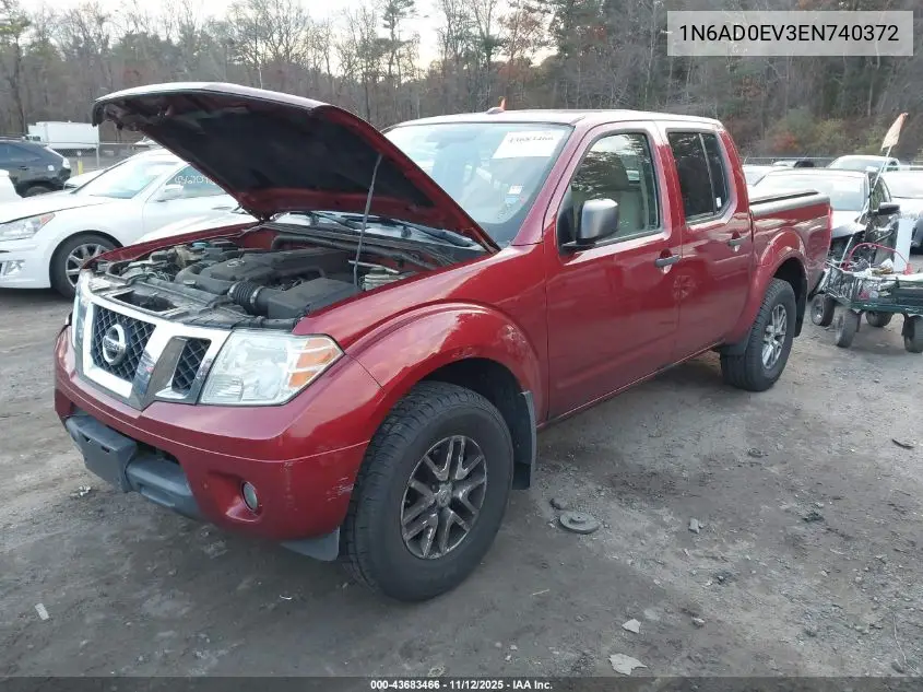1N6AD0EV3EN740372 2014 Nissan Frontier Sv
