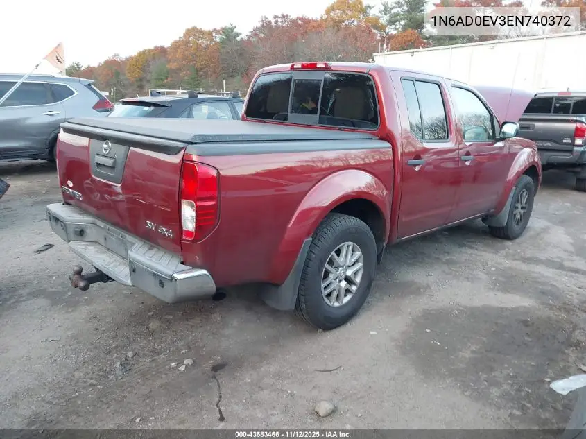 1N6AD0EV3EN740372 2014 Nissan Frontier Sv