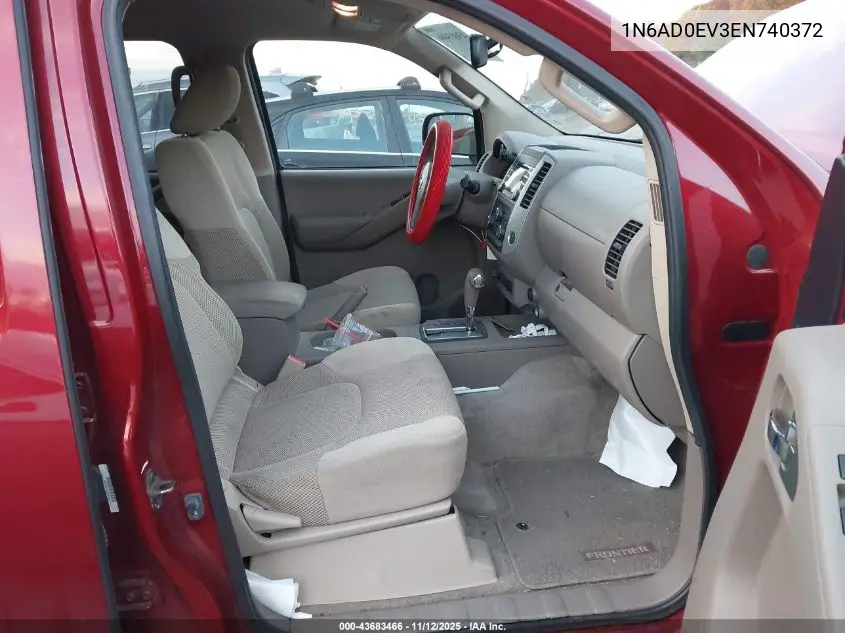 1N6AD0EV3EN740372 2014 Nissan Frontier Sv