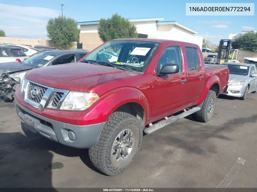 1N6AD0ER0EN772294 2014 Nissan Frontier S