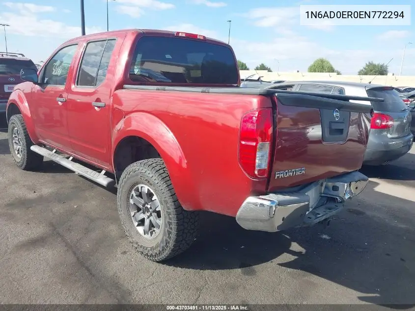 1N6AD0ER0EN772294 2014 Nissan Frontier S