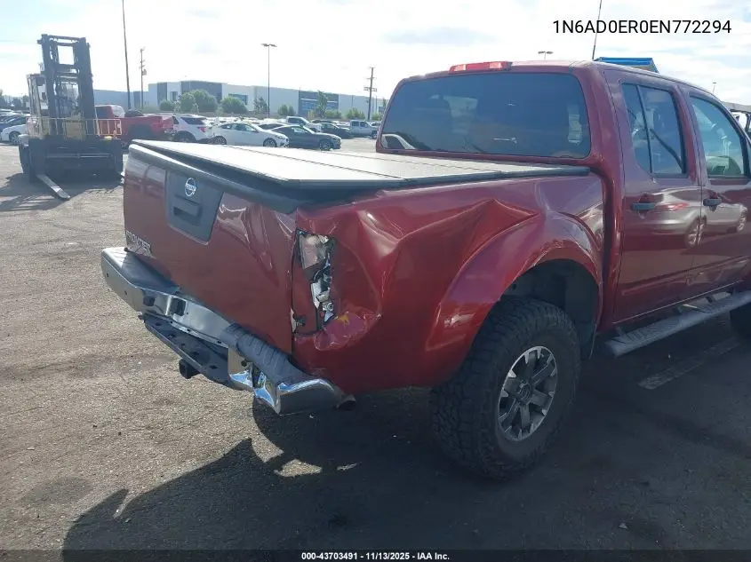 1N6AD0ER0EN772294 2014 Nissan Frontier S