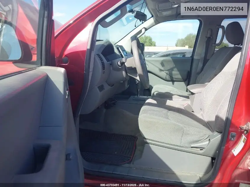 1N6AD0ER0EN772294 2014 Nissan Frontier S