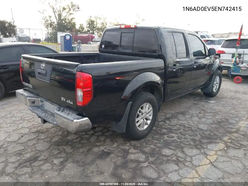 1N6AD0EV5EN742415 2014 Nissan Frontier Sv