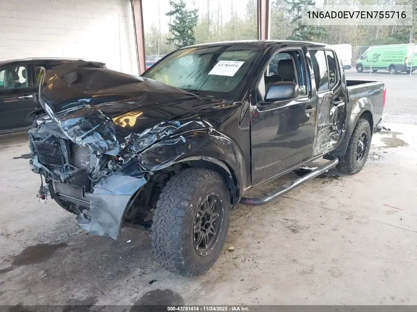 1N6AD0EV7EN755716 2014 Nissan Frontier S