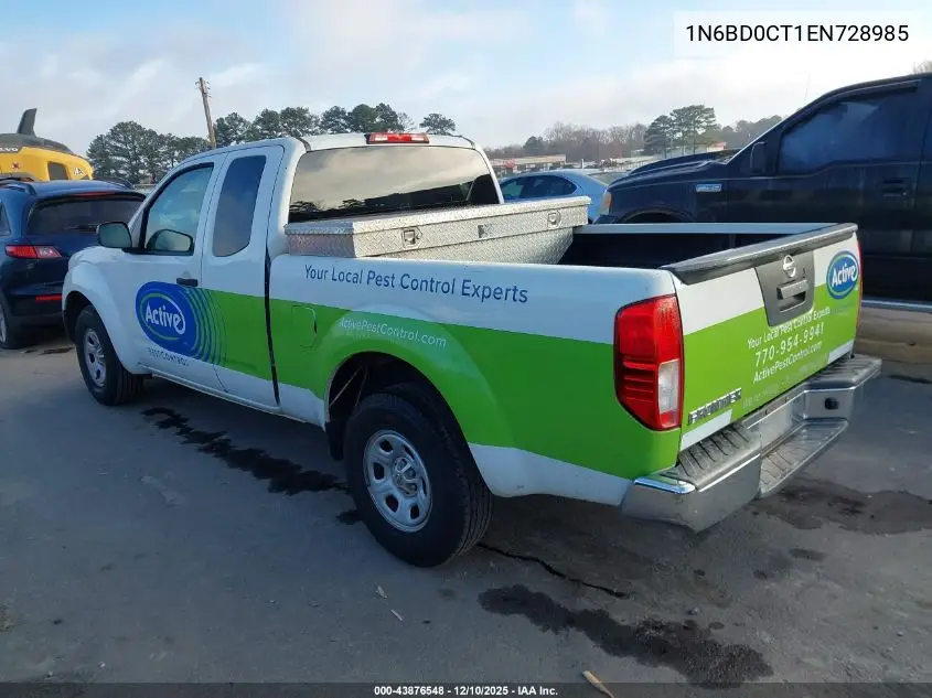 1N6BD0CT1EN728985 2014 Nissan Frontier S/Sv-I4