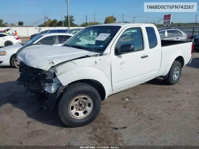 1N6BD0CT6FN742267 2015 Nissan Frontier S