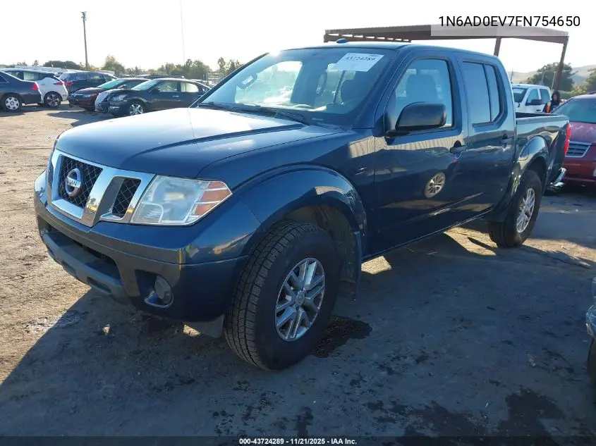1N6AD0EV7FN754650 2015 Nissan Frontier Sv