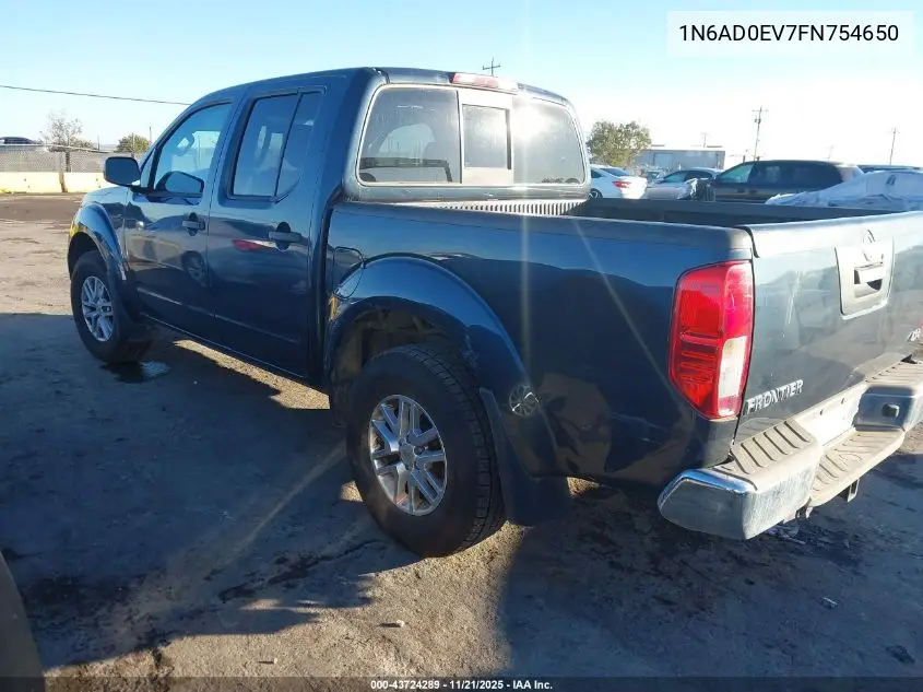 1N6AD0EV7FN754650 2015 Nissan Frontier Sv