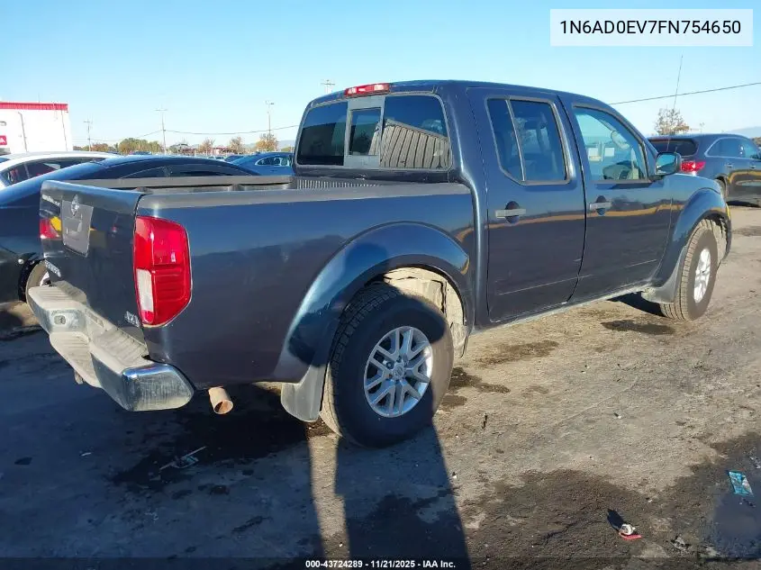 1N6AD0EV7FN754650 2015 Nissan Frontier Sv