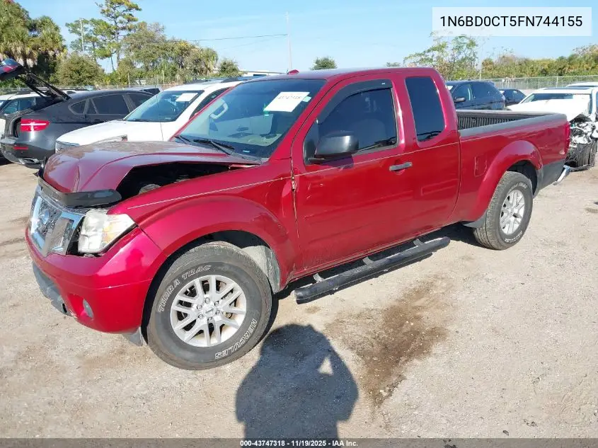 1N6BD0CT5FN744155 2015 Nissan Frontier Sv-I4