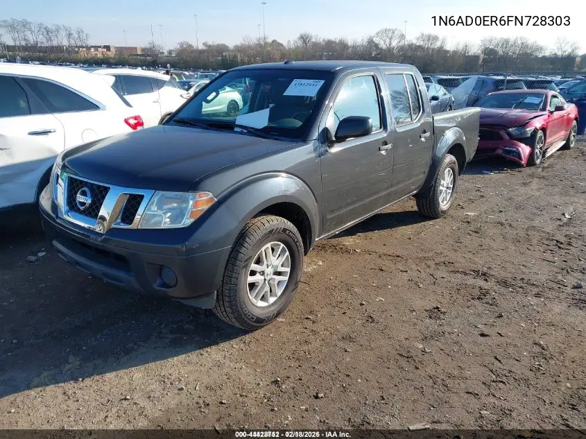 1N6AD0ER6FN728303 2015 Nissan Frontier Sv