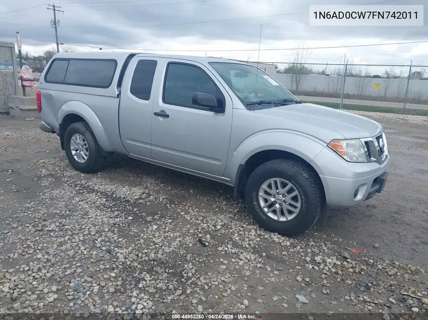 1N6AD0CW7FN742011 2015 Nissan Frontier Sv