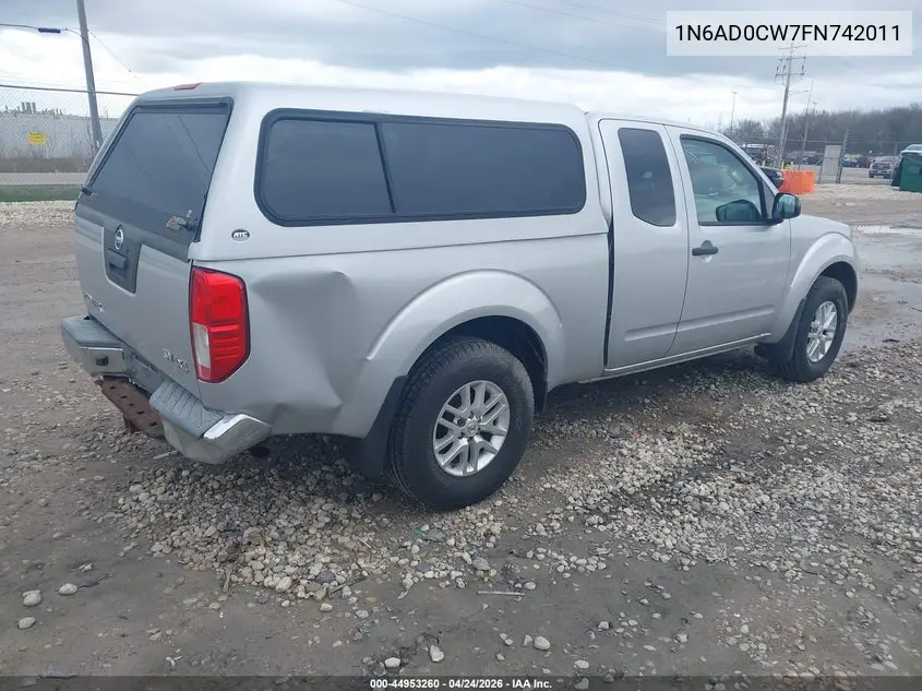 1N6AD0CW7FN742011 2015 Nissan Frontier Sv