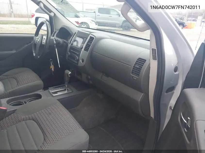 1N6AD0CW7FN742011 2015 Nissan Frontier Sv