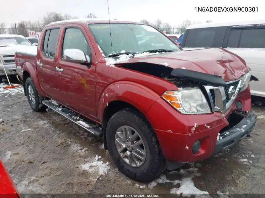 1N6AD0EVXGN900301 2016 Nissan Frontier Pro-4X/S/Sl/Sv