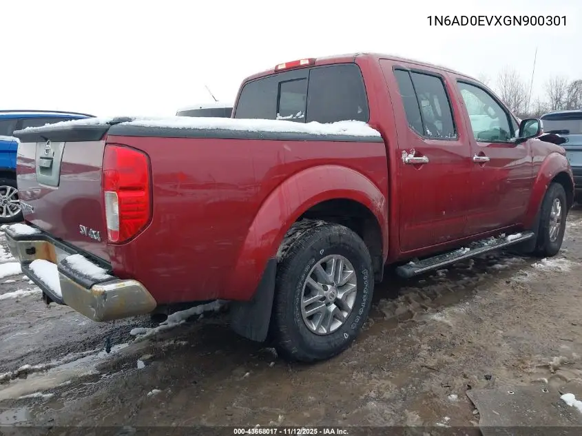 1N6AD0EVXGN900301 2016 Nissan Frontier Pro-4X/S/Sl/Sv