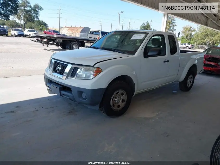 1N6BD0CT9GN748114 2016 Nissan Frontier S/Sv-I4