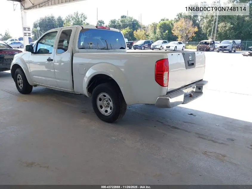 1N6BD0CT9GN748114 2016 Nissan Frontier S/Sv-I4
