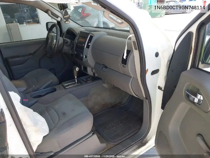 1N6BD0CT9GN748114 2016 Nissan Frontier S/Sv-I4