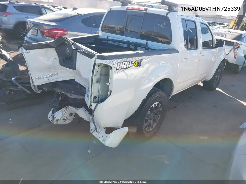 1N6AD0EV1HN725339 2017 Nissan Frontier Pro-4X