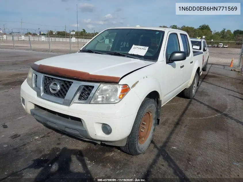 1N6DD0ER6HN771569 2017 Nissan Frontier Sv