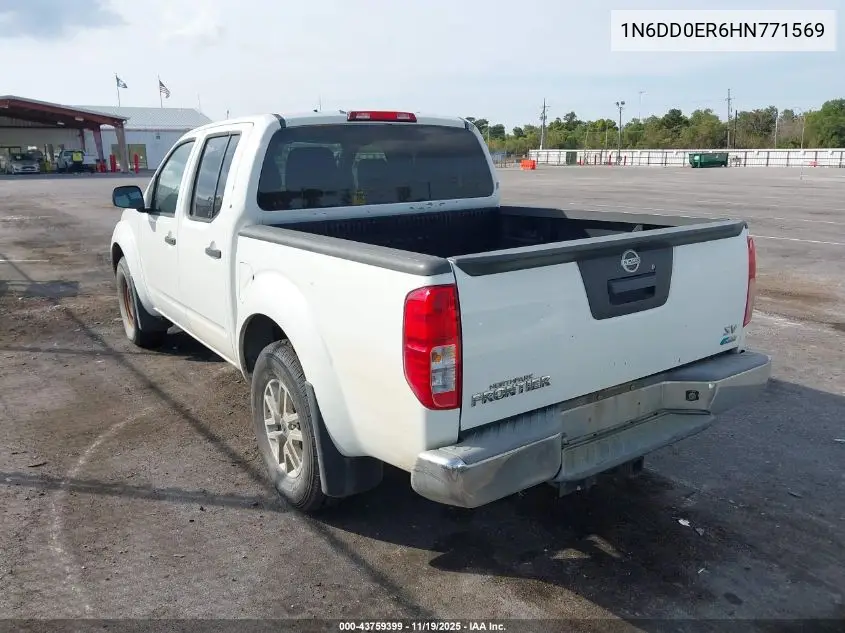 1N6DD0ER6HN771569 2017 Nissan Frontier Sv