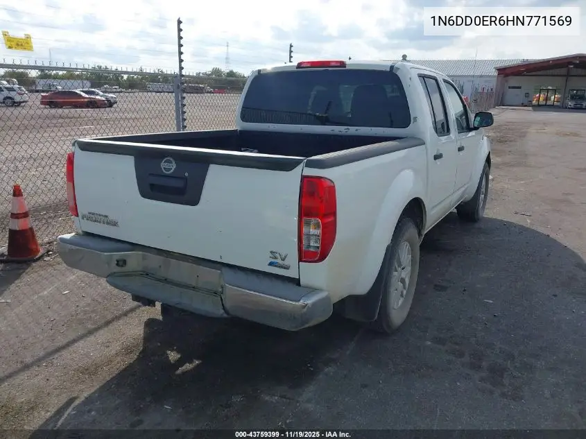 1N6DD0ER6HN771569 2017 Nissan Frontier Sv