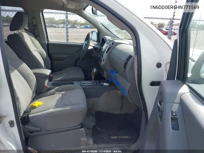 1N6DD0ER6HN771569 2017 Nissan Frontier Sv