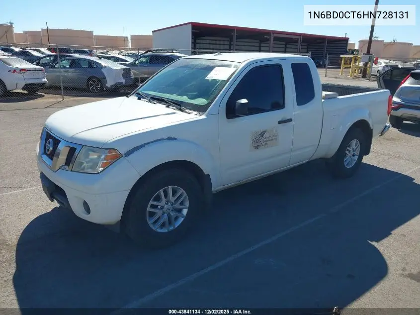 1N6BD0CT6HN728131 2017 Nissan Frontier Sv-I4