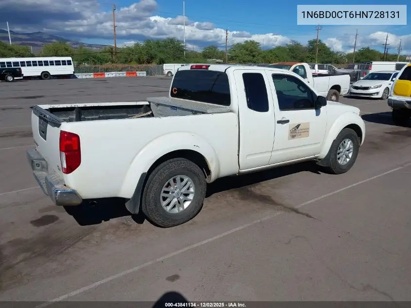 1N6BD0CT6HN728131 2017 Nissan Frontier Sv-I4