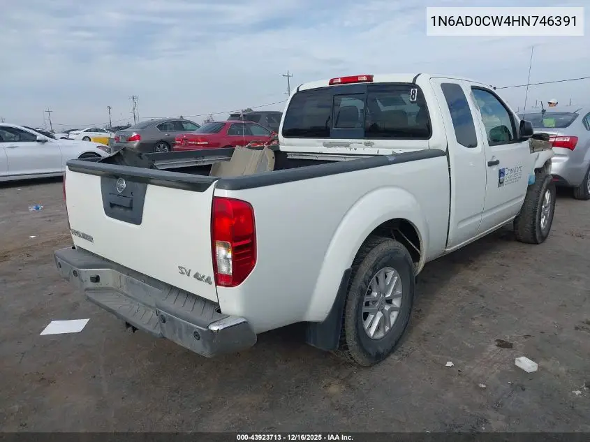 1N6AD0CW4HN746391 2017 Nissan Frontier Sv