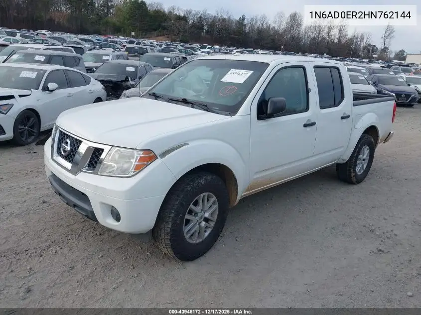 1N6AD0ER2HN762144 2017 Nissan Frontier Sv