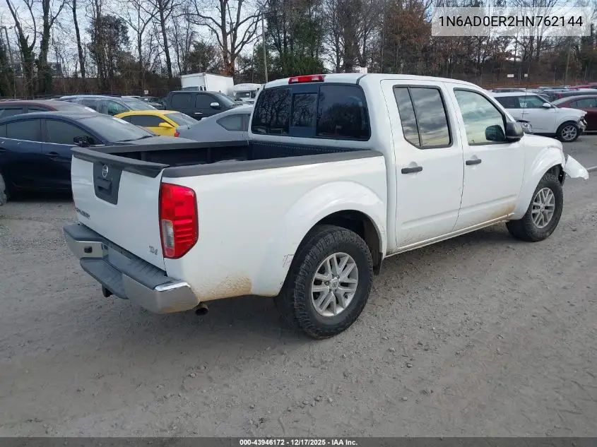 1N6AD0ER2HN762144 2017 Nissan Frontier Sv