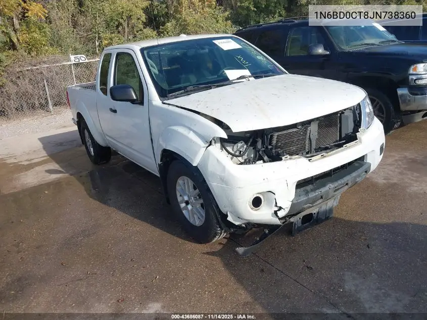 1N6BD0CT8JN738360 2018 Nissan Frontier Sv-I4