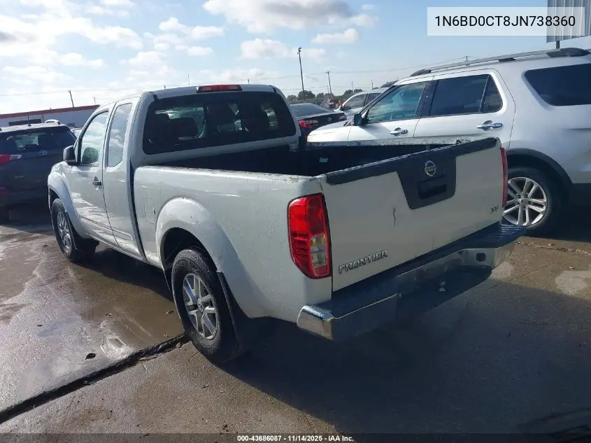 1N6BD0CT8JN738360 2018 Nissan Frontier Sv-I4