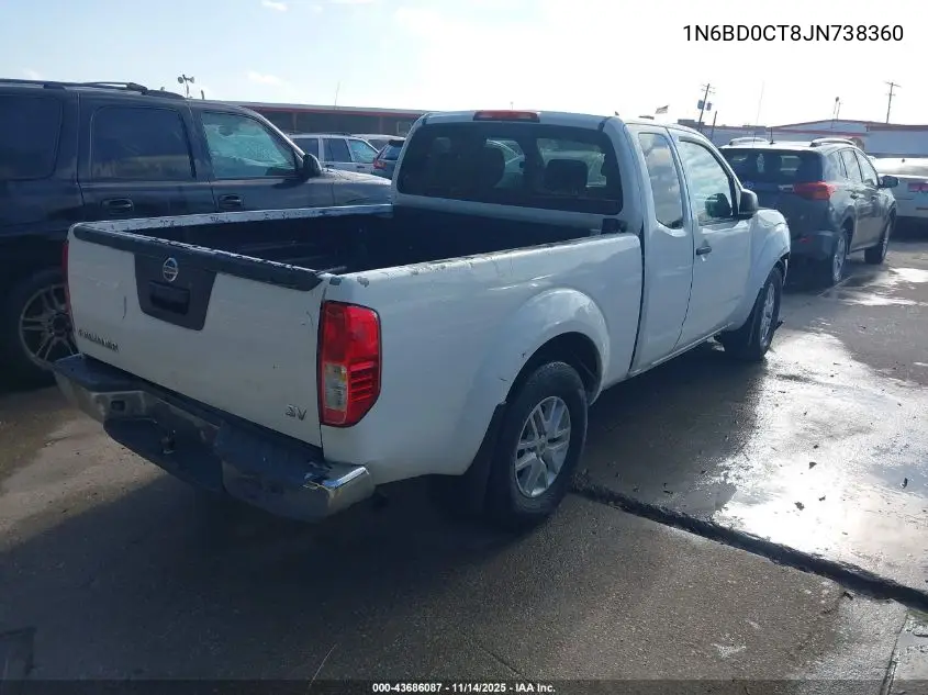 1N6BD0CT8JN738360 2018 Nissan Frontier Sv-I4