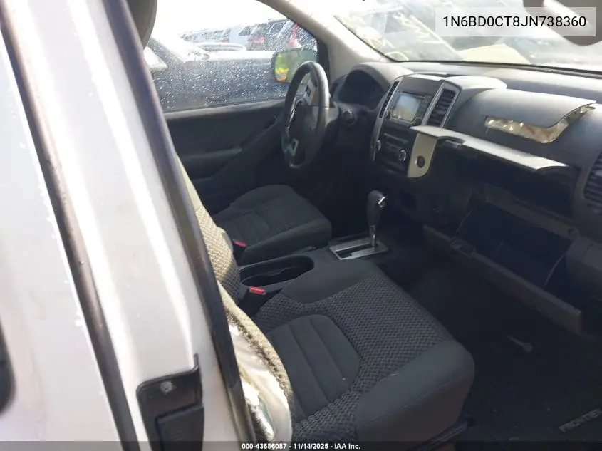 1N6BD0CT8JN738360 2018 Nissan Frontier Sv-I4