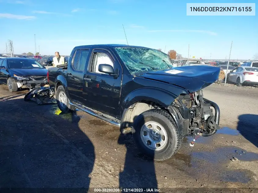 1N6DD0ER2KN716155 2019 Nissan Frontier S