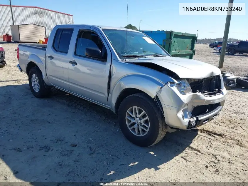 1N6AD0ER8KN733240 2019 Nissan Frontier Sv
