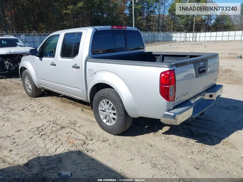 1N6AD0ER8KN733240 2019 Nissan Frontier Sv