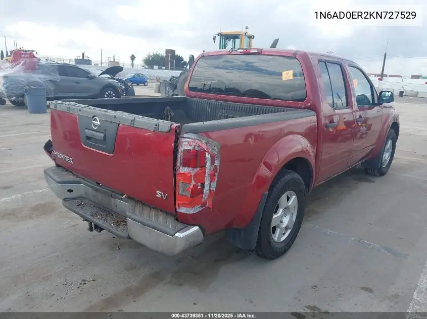 1N6AD0ER2KN727529 2019 Nissan Frontier Sv